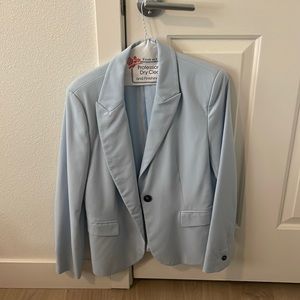 Blue blazer from Zara. Never worn. Recently dry cleaned.